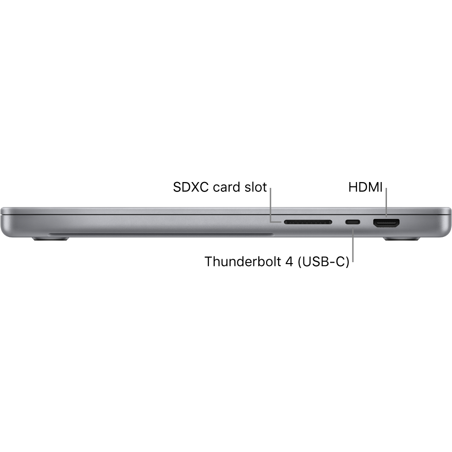 Apple MacBook Pro (14-inch, 2023) Apple M2 Pro 12 CPU/19 GPU - 3.49 GHz, 16 GB RAM 1 TB SSD, Space Gray Grade Fair