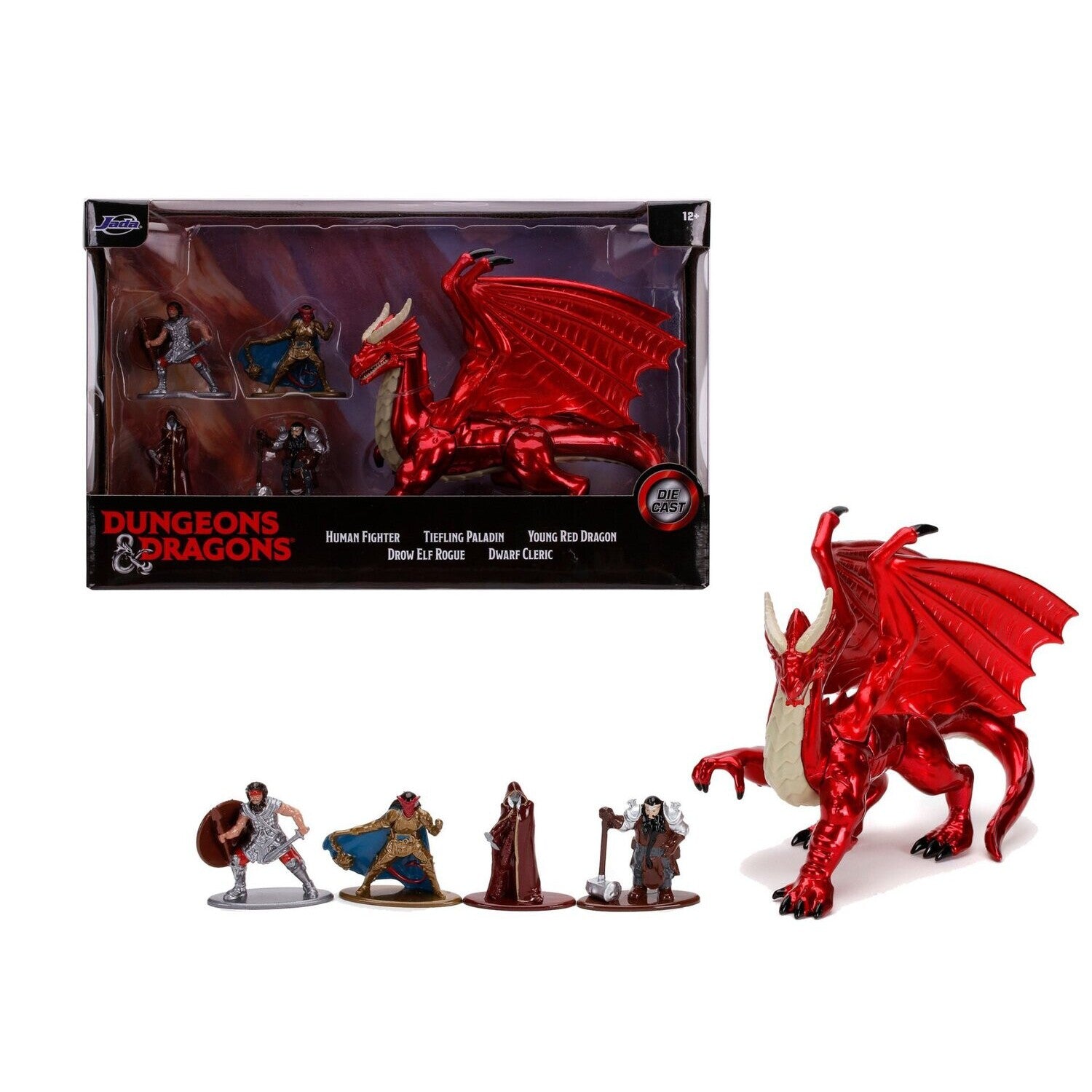Simba Toys UK Dungeons & Dragons Nano 5-Pack Deluxe Figurines