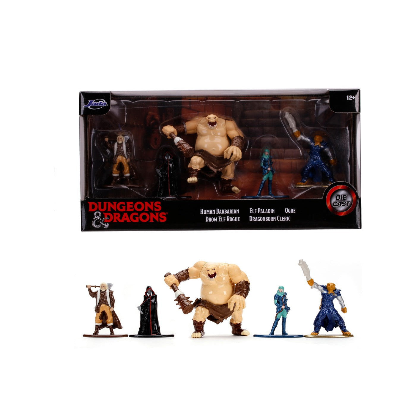 Simba Toys UK Dungeons & Dragons Nano 5-Pack Nanofigs Figurines