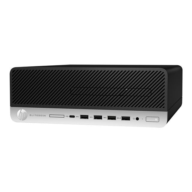 HP EliteDesk 705 G4 SFF AMD Pro A10-9700 8GB RAM 256GB SSD - Black - Refurbished Pristine
