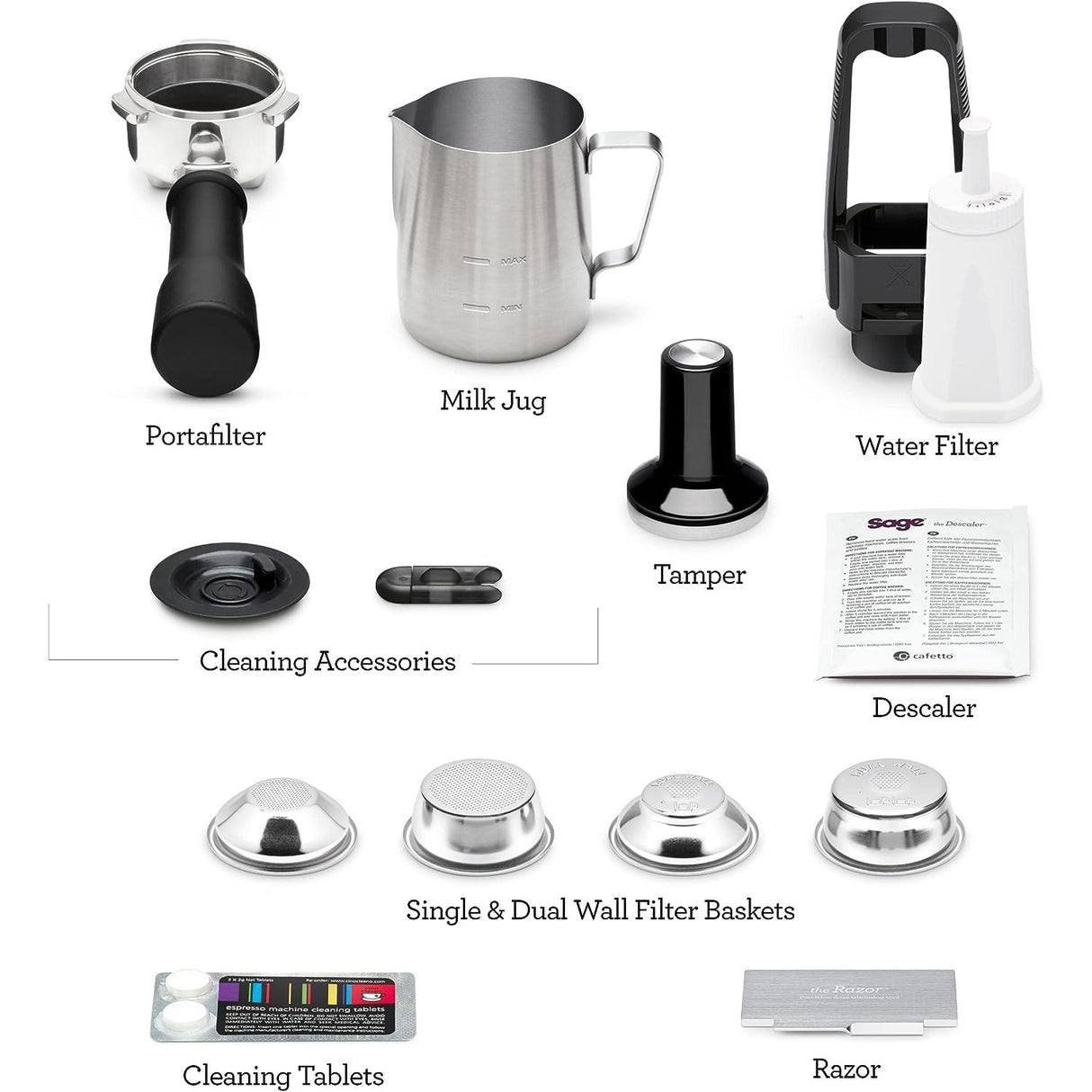 Sage SES500BSS Bambino Plus Espresso Machine - Refurbished Pristine