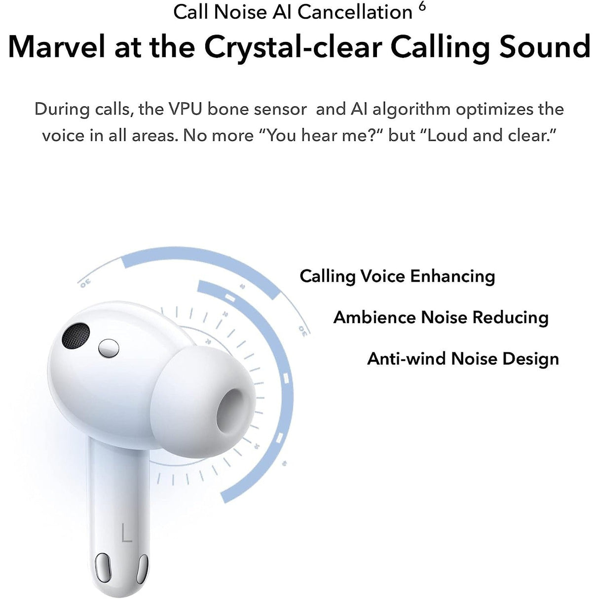 Honor Earbuds 3 Pro True Wireless Earphones - White - Refurbished Excellent