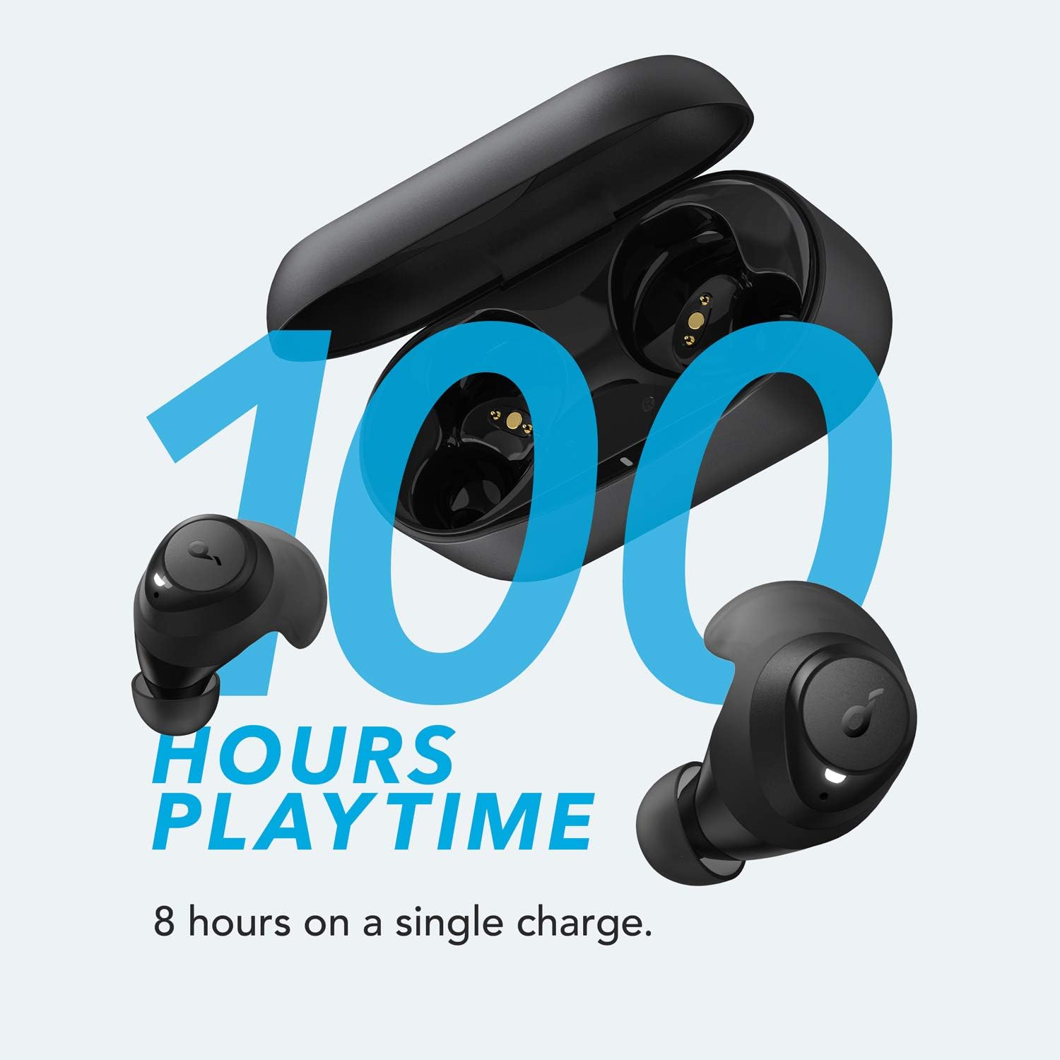 Anker Life Dot 2 Wireless Headphones - Black - Pristine