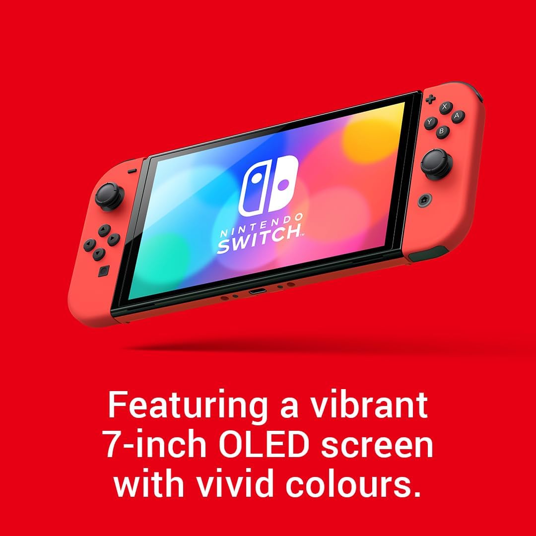 Nintendo Switch OLED 64GB - Mario Red Edition - Pristine