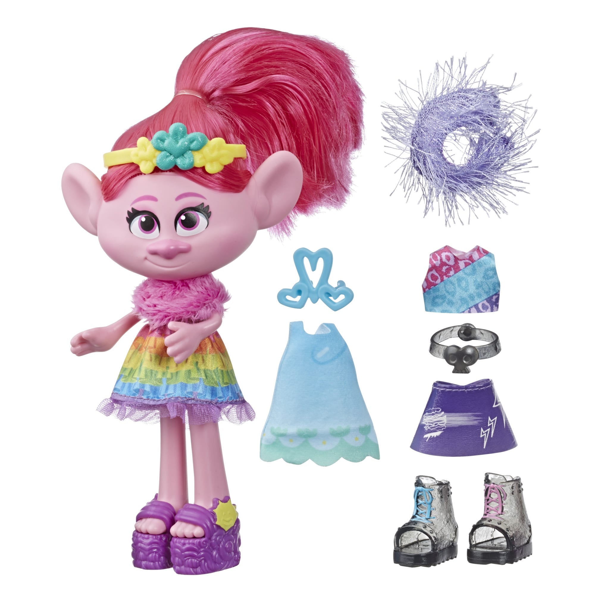 DreamWorks Trolls World Tour Fashion Celebration Poppy Action Figure