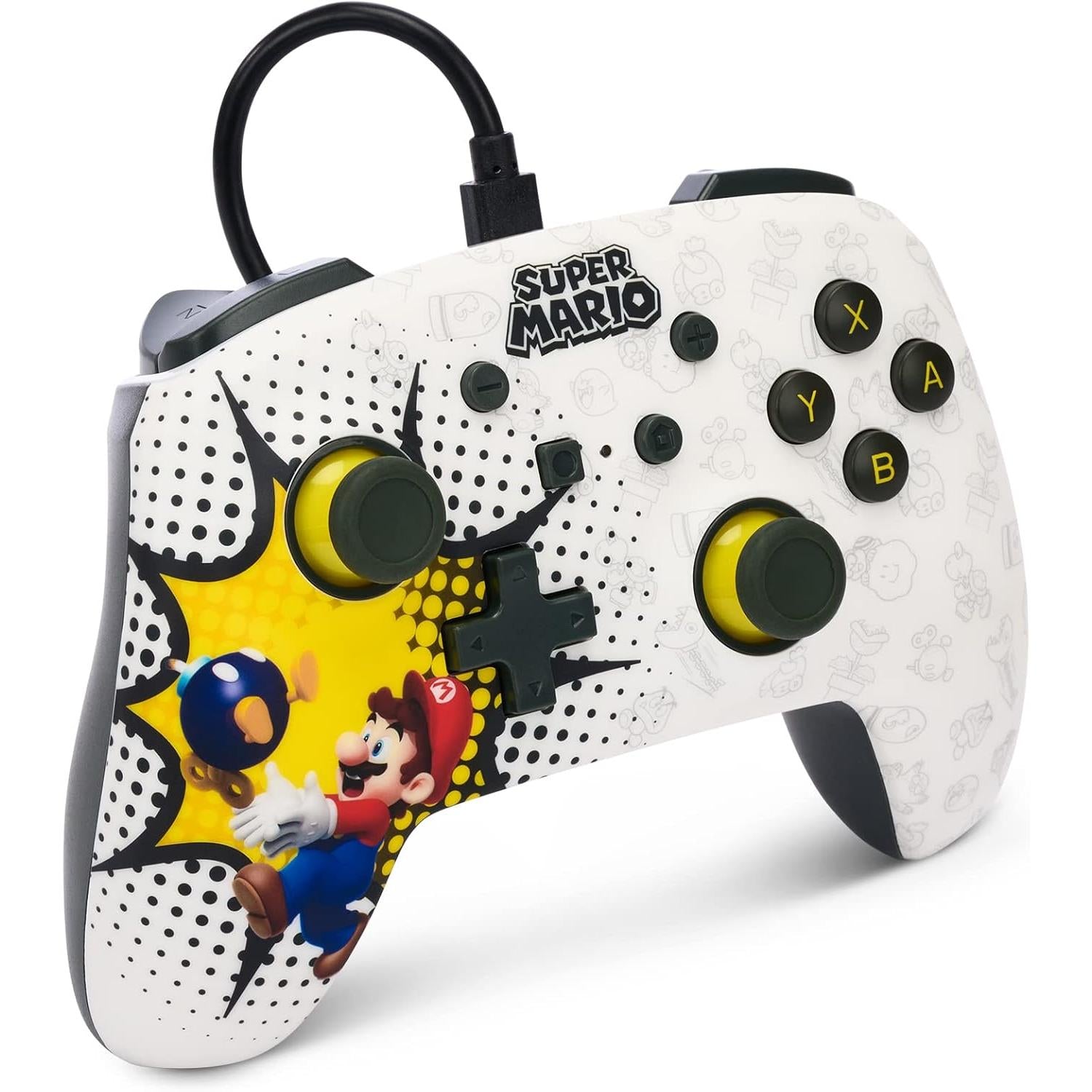 PowerA Enhanced Wired Switch Controller - Bob-omb Blast - Good