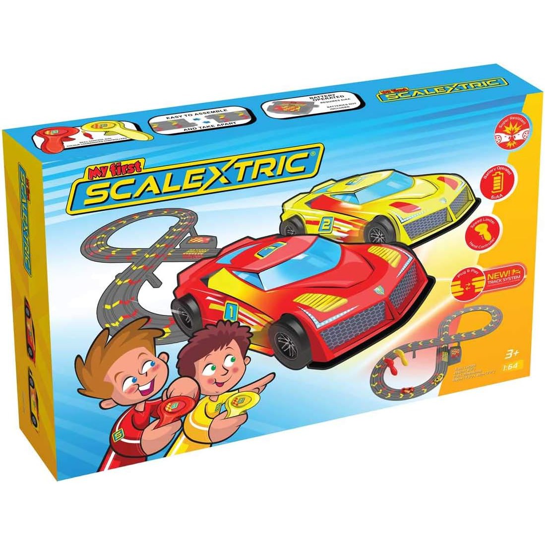 Hornby Hobbies G1154M My First Scalextric Set Battery Powered Race Set - Refurbished Pristine