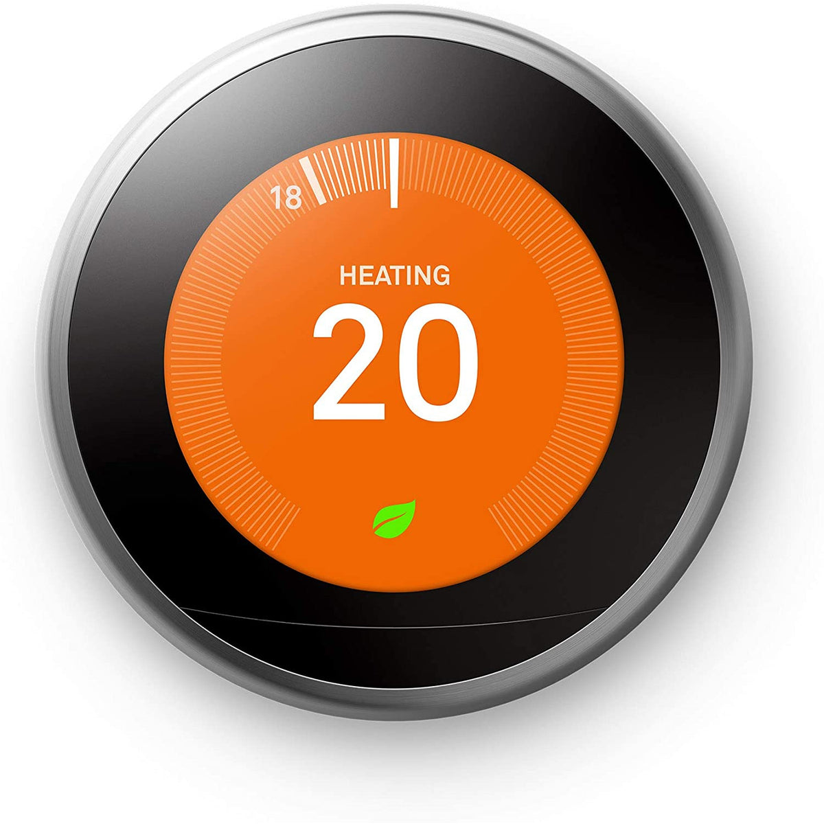 Nest Third Generation Learning Thermostat (T3028GB) - Stainless Steel - Refurbished Pristine