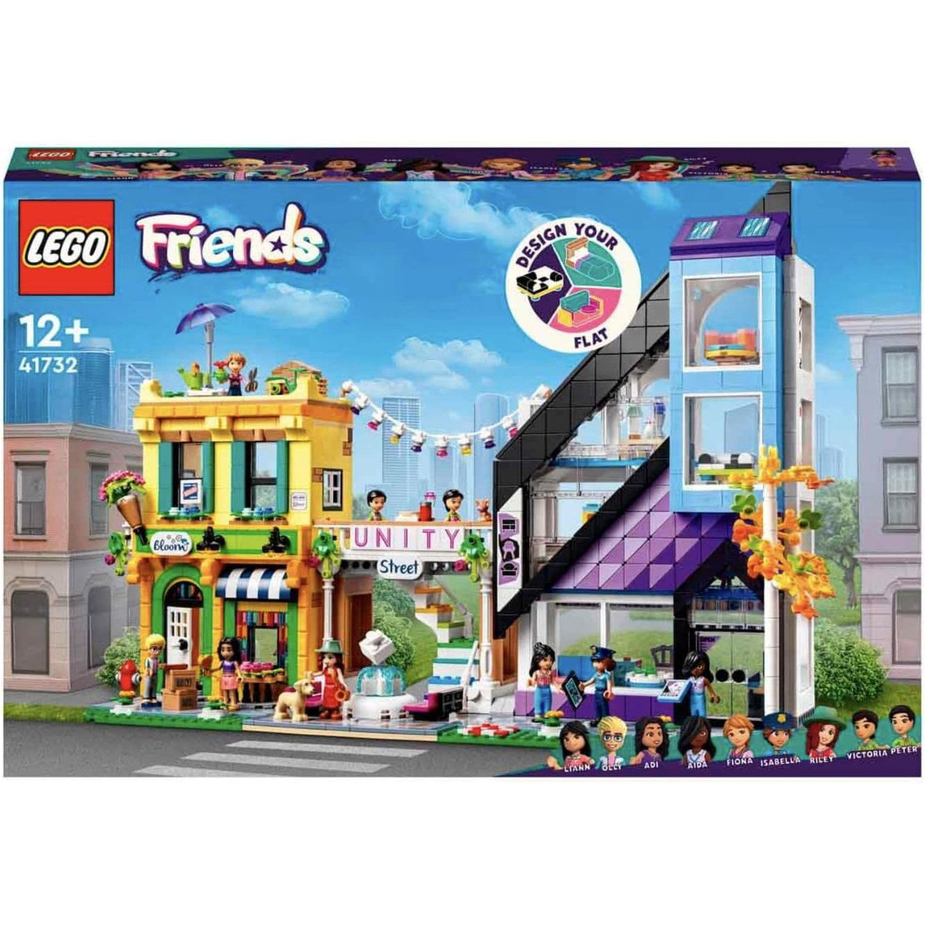 Lego 41732 Friends Downtown Flower and Design Stores Set