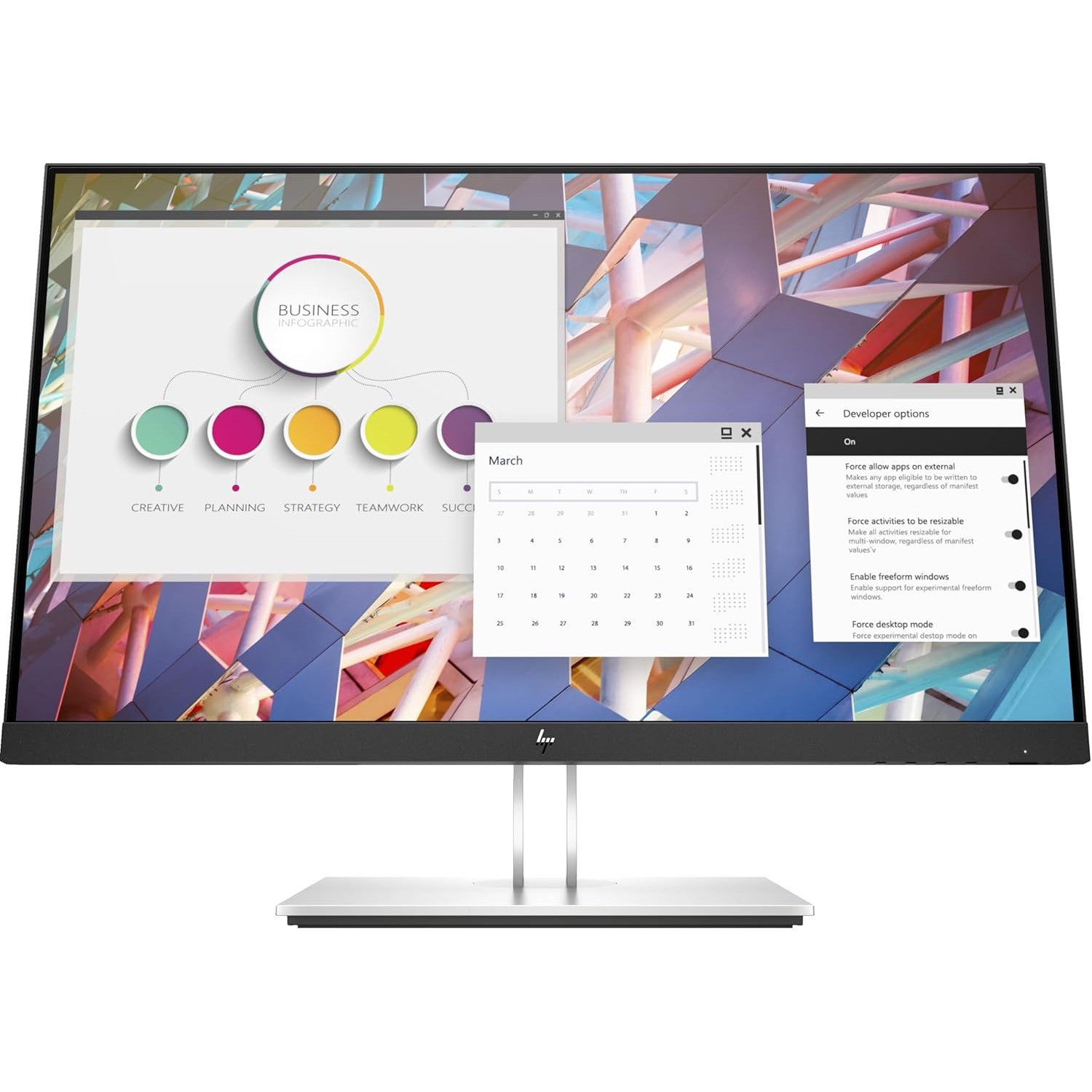Refurbished HP E24 G4 E-Series 24" LED Monitor - Pristine