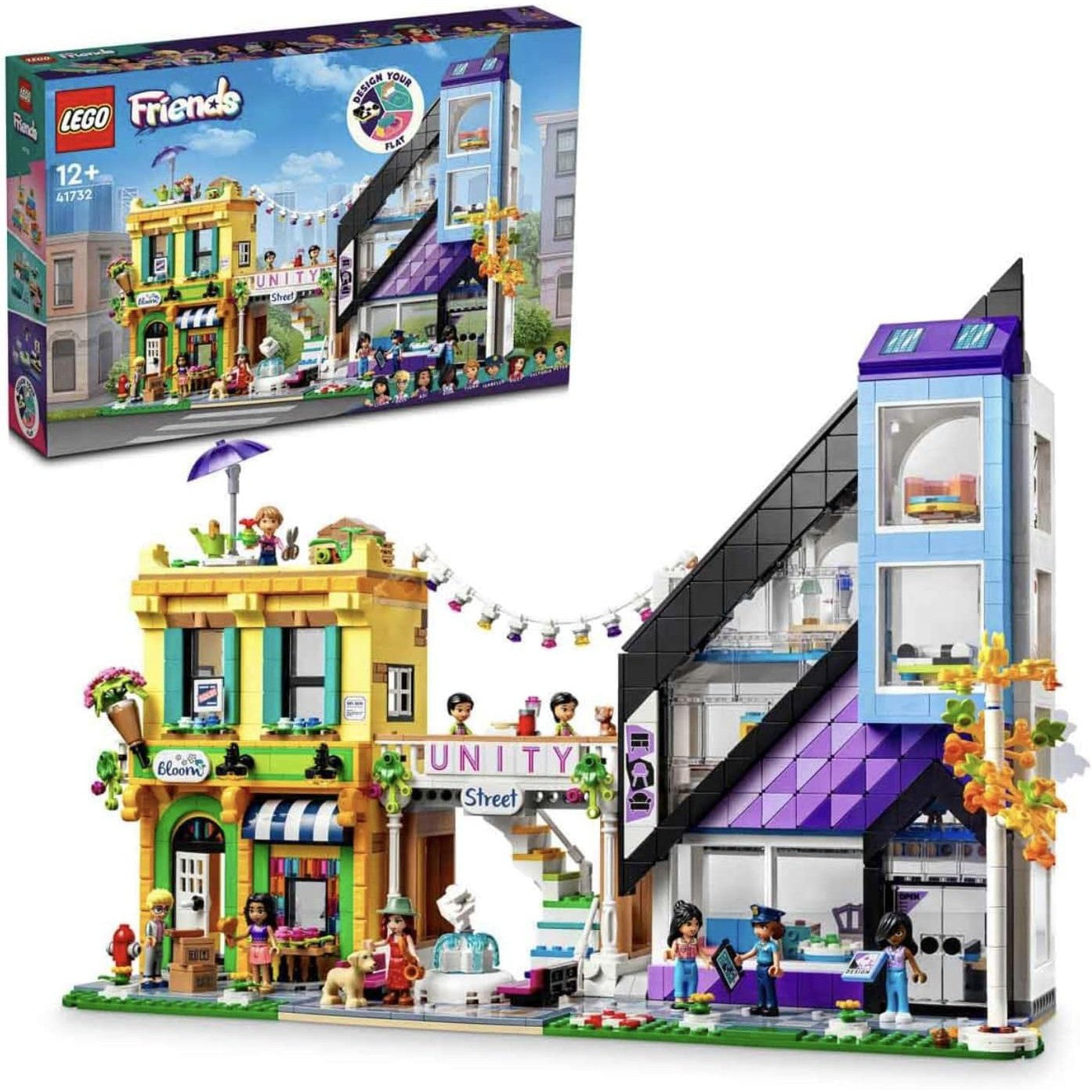 Lego 41732 Friends Downtown Flower and Design Stores Set