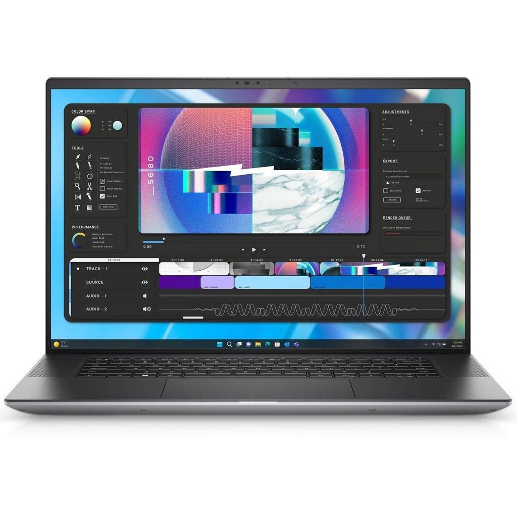 Dell Precision 5680 Intel Core i7-13700H 4.55GHz, 32GB RAM 6400.00 MHZ LPDDR5 1000GB SSD, Grade Excellent
