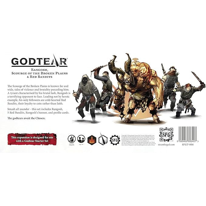 Steamforged Godtear: Rangosh, Scourge of The Broken Plains Champions Set