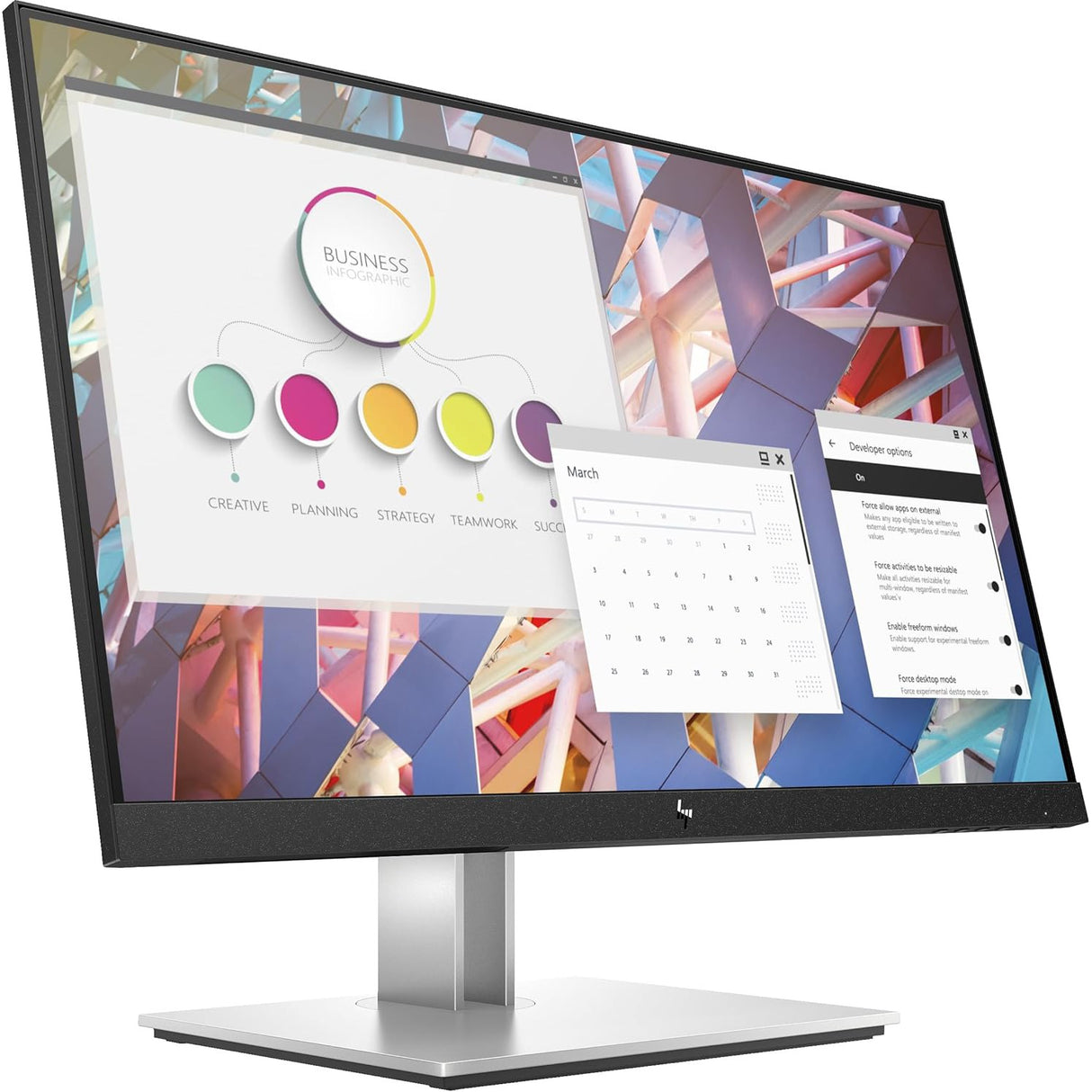 Refurbished HP E24 G4 E-Series 24" LED Monitor - Pristine
