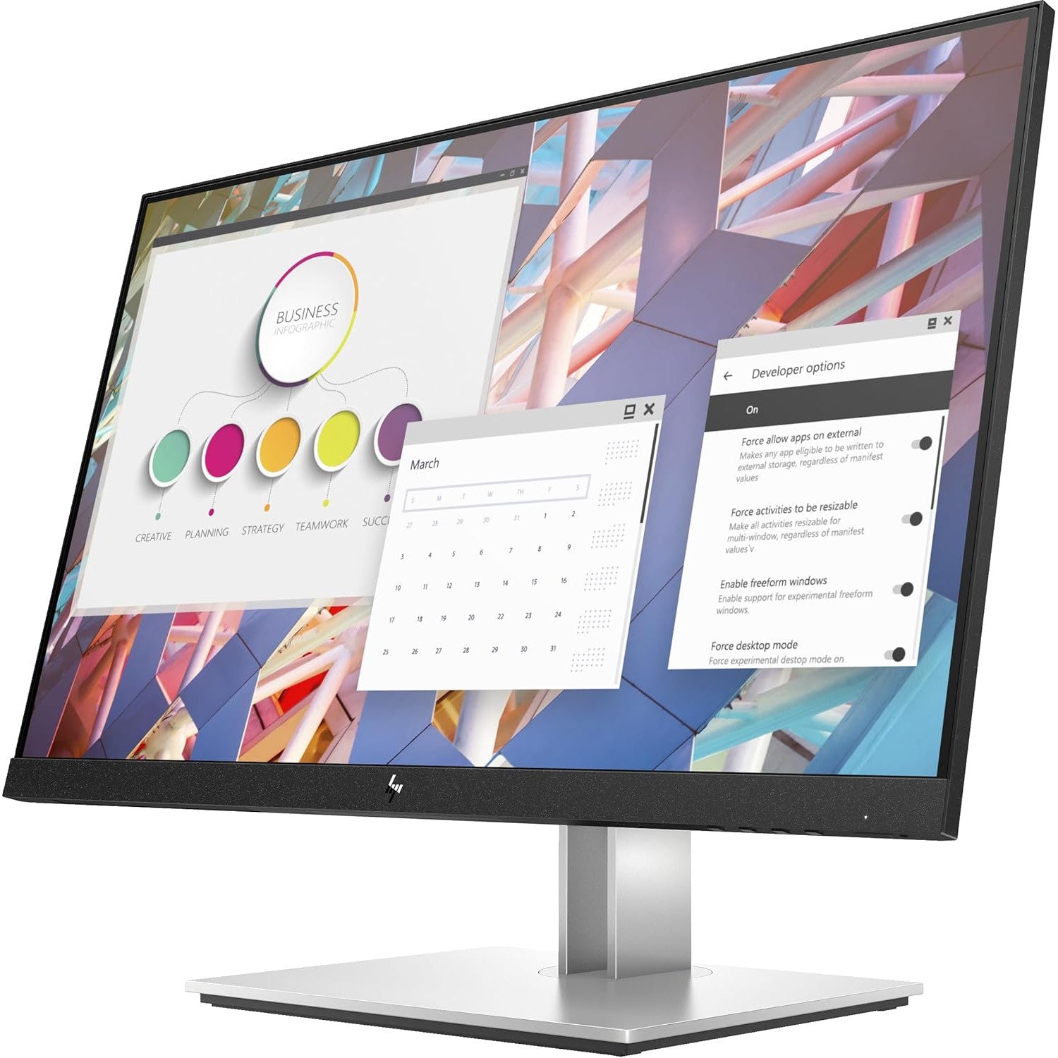 Refurbished HP E24 G4 E-Series 24" LED Monitor - Pristine