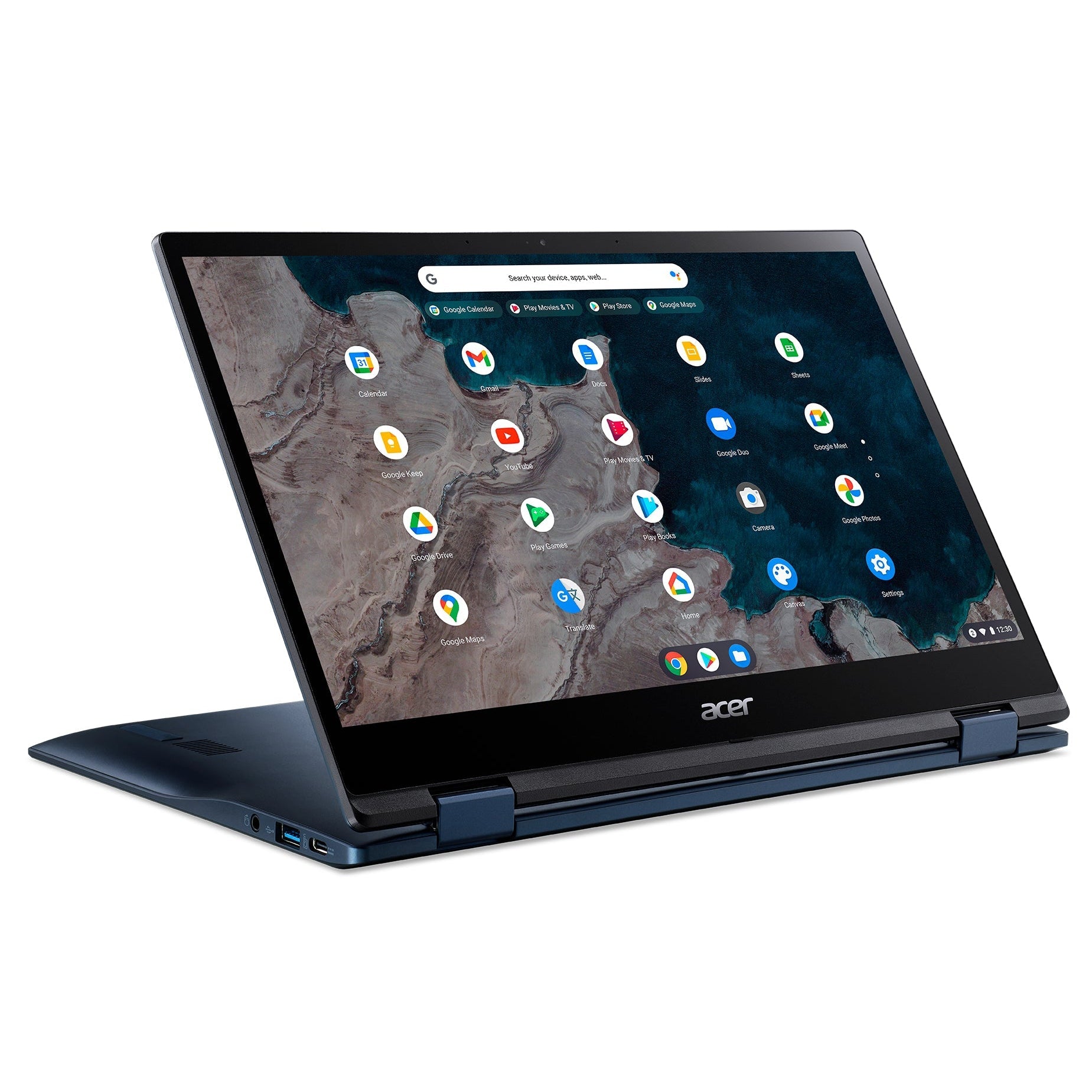 Acer Spin 513 CP513-1H Qualcomm Snapdragon 4GB RAM 64GB eMMC 13.3" - Blue