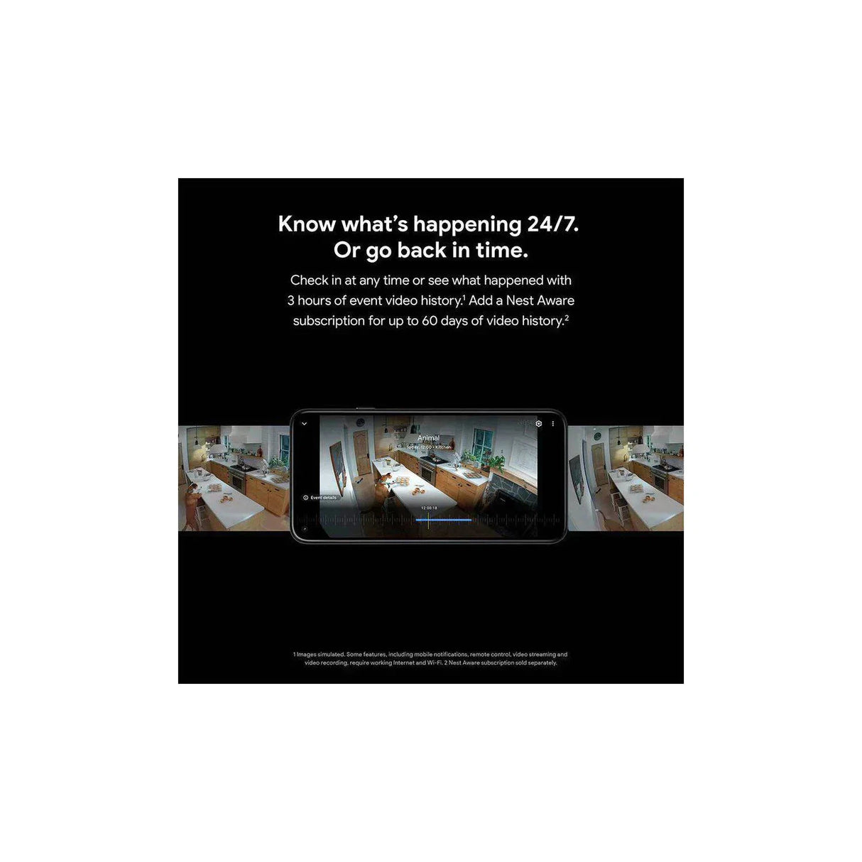 Google Nest Cam Security Camera Indoor + Outdoor (Battery) - Refurbished Good