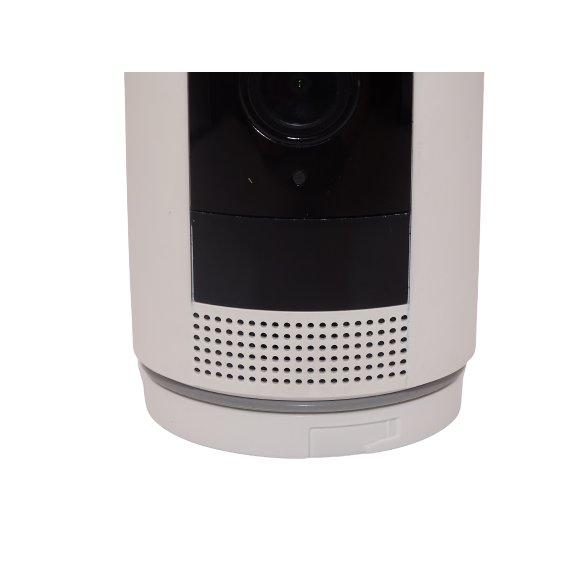 Ring Stick Up Cam Plug-In Security Camera - White - Refurbished Good - MISSING ACCESSORIES & VISIBLE SCRATCHES