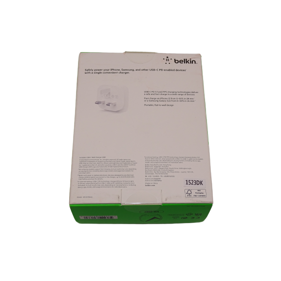 Belkin USB-C Wall Charger 20W - White