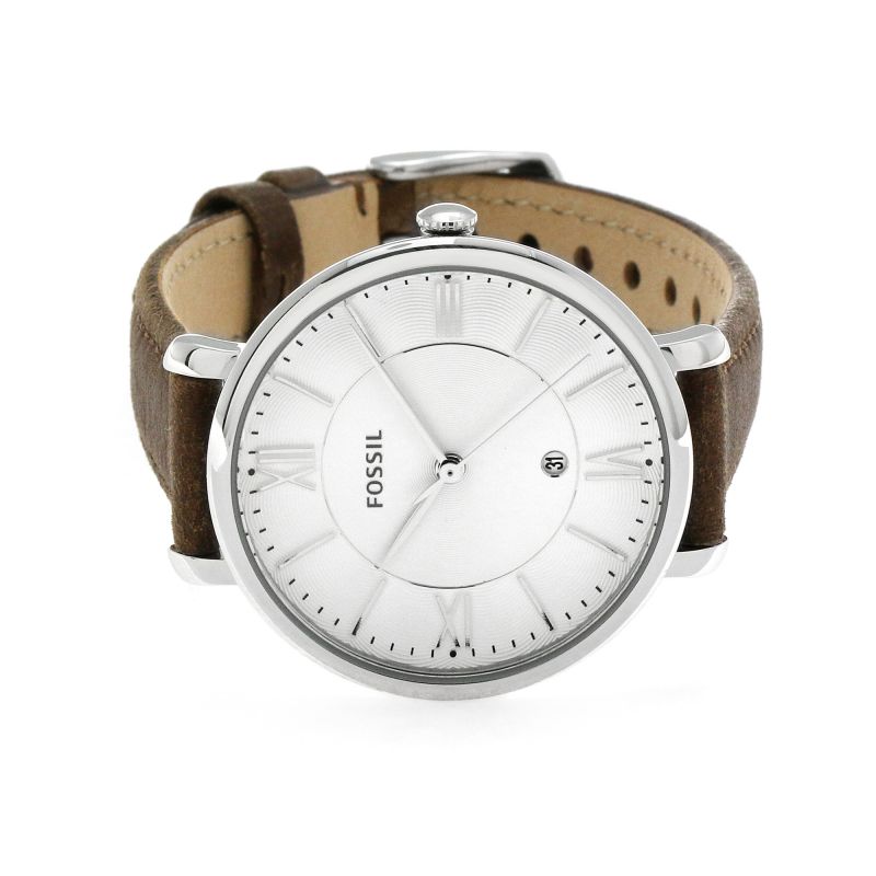 Fossil ES3708 Women's Jacqueline Chronograph Leather Watch