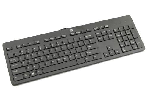HP USB Slim Wired Business Keyboard - Black