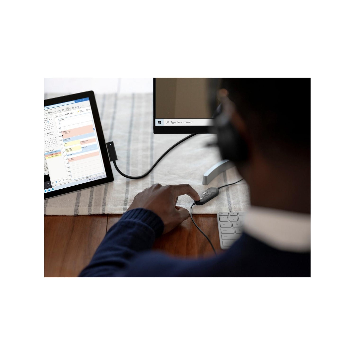 Microsoft Modern USB-A Headset - Black - New