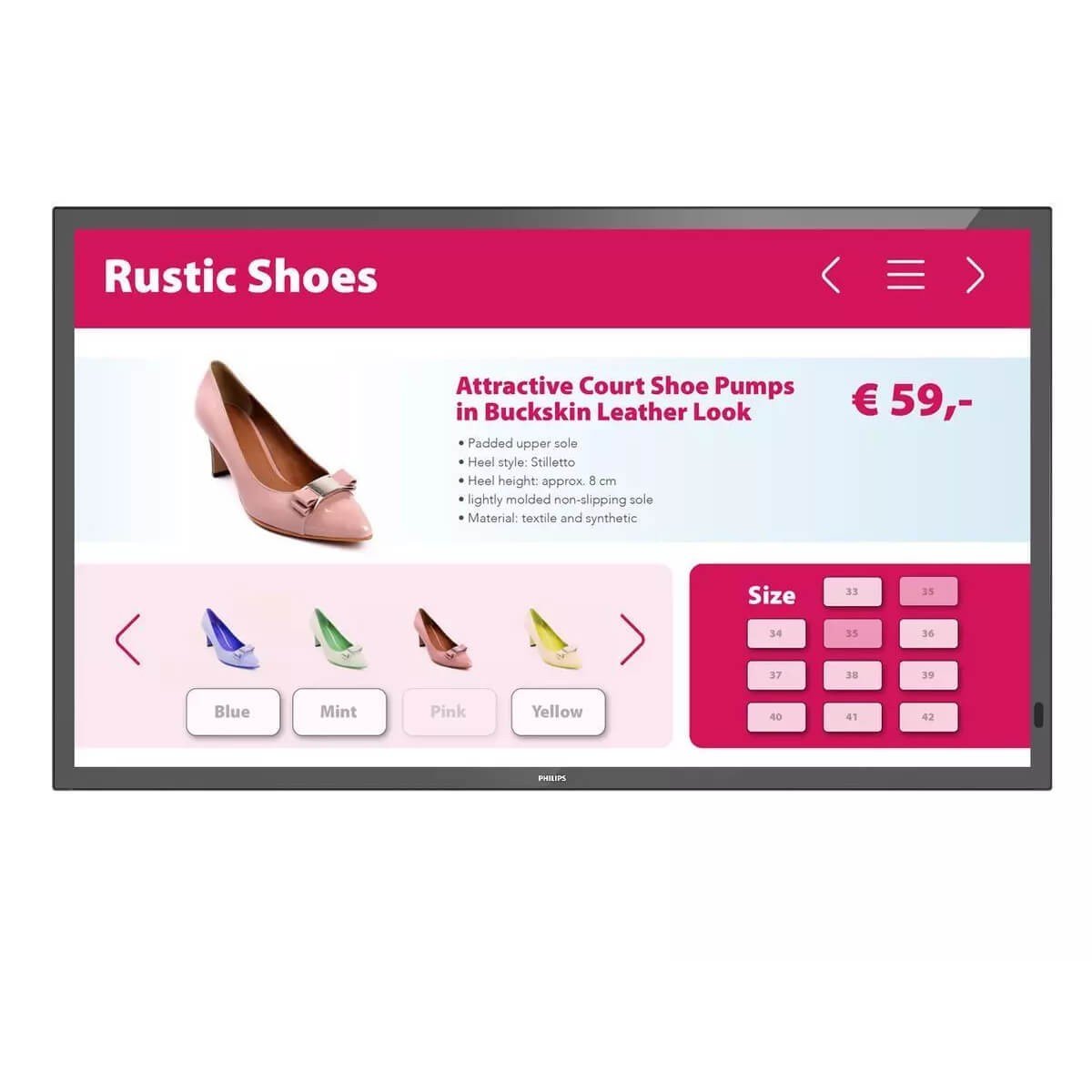 Philips 55BDL3452T T-Line - 55" LED-backlit LCD Display