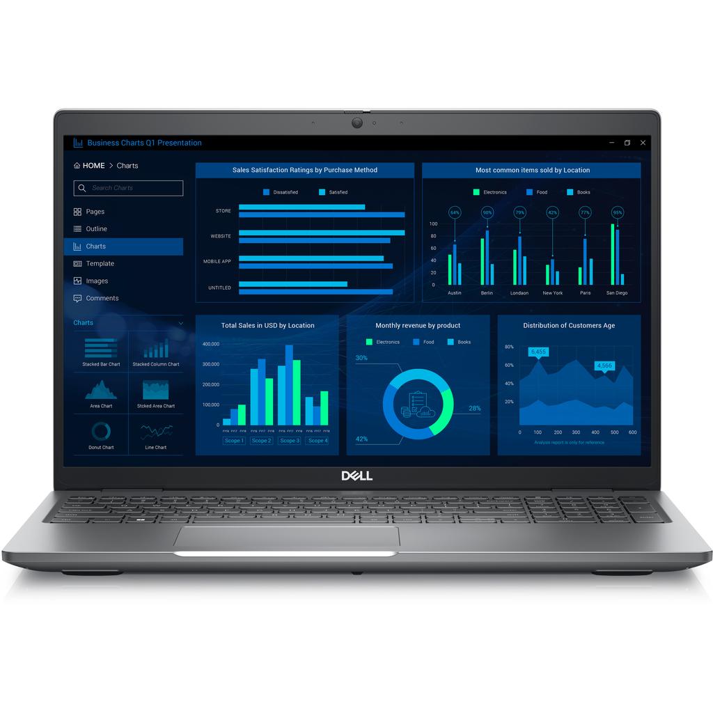 Dell Precision 3581 Intel Core I9-13900H 4.46GHz, 32GB RAM 4800.00 MHZ DDR5 512GB SSD, Grade Good