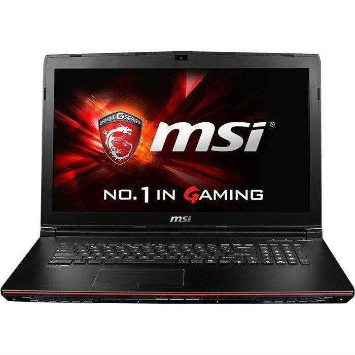 MSI MS-179B 17.3" Gaming Laptop, Intel Core i7 8GB RAM 1TB SSD - Black / Red