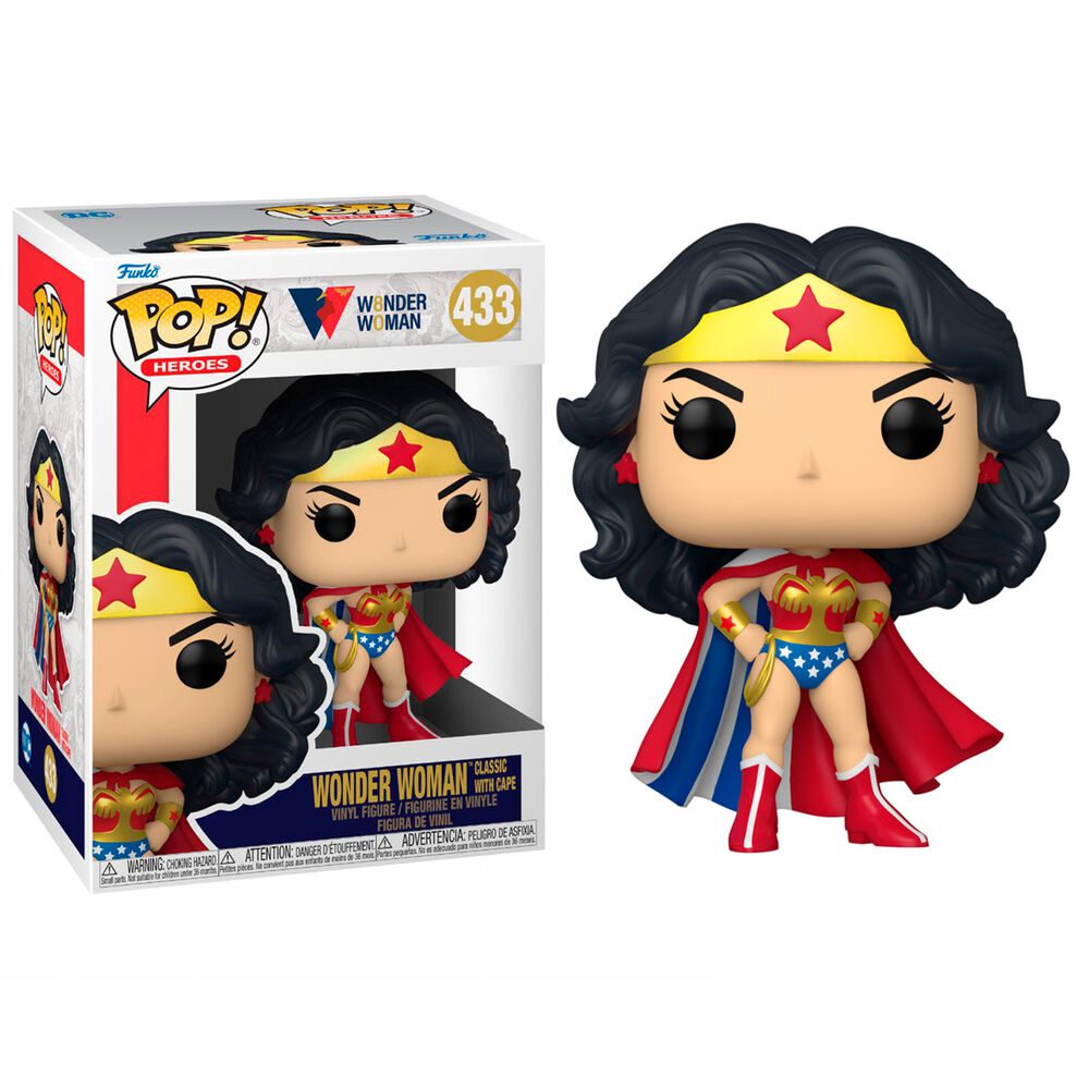 Funko Pop 433 - Wonder Woman - 80th Wonder Woman with Cape