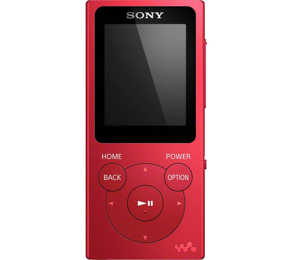 Sony Walkman NW-E394R 8 GB MP3 Player with FM Radio - Red - Pristine