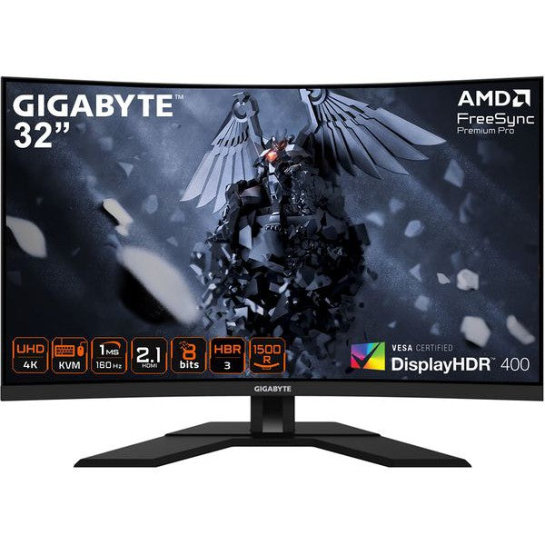 Gigabyte M32UC 4K Ultra HD 31.5" VA LED Curved Gaming Monitor - Black