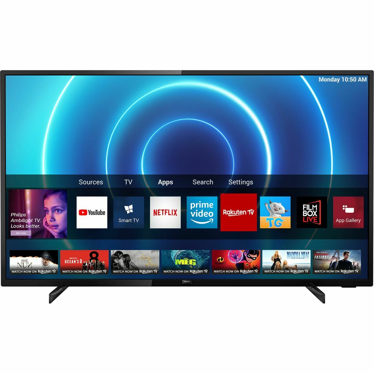 Philips 43 Inch 43PUS7505 Smart 4K Ultra HD LED TV - Good