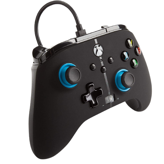 PowerA Enhanced Xbox Series X/S Enhanced Wired Controller – Black/Blue Hint - New