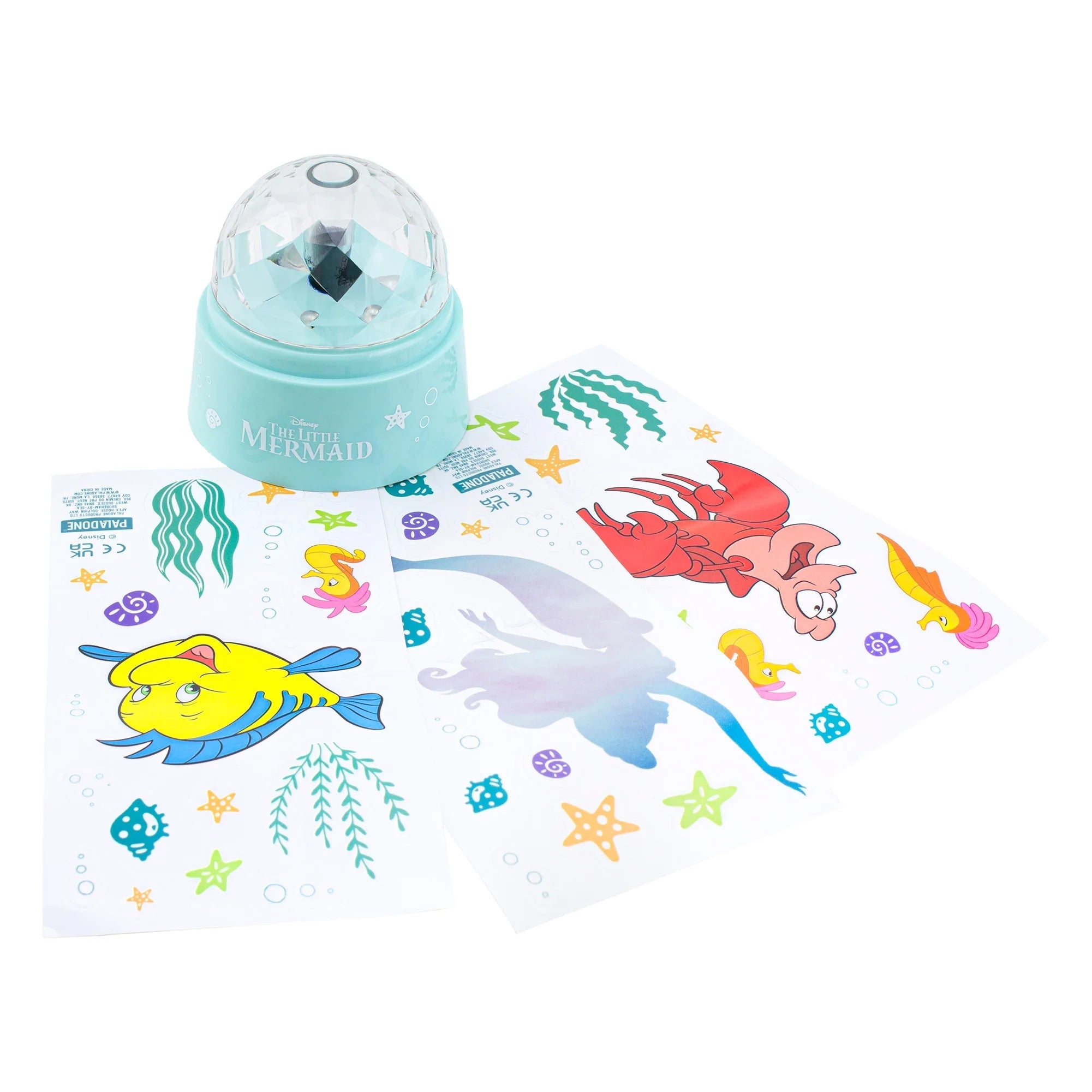 Paladone Disney Princess The Little Mermaid Projection Light & Wall Decals - Refurbished Pristine