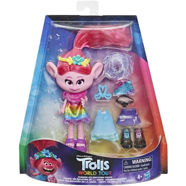 DreamWorks Trolls World Tour Fashion Celebration Poppy Action Figure