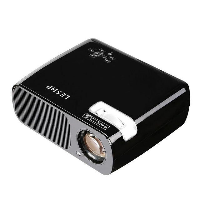 Leshp 2600 LM Home Cinema Theatre Video Projector, Black