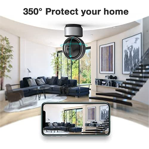 Arenti Indoor Home Security Camera, DOME1 2K Ultra HD WiFi Baby Monitor, Night Vision, 2-Way Audio, Privacy Mode, Works with Alexa & Google Assistant