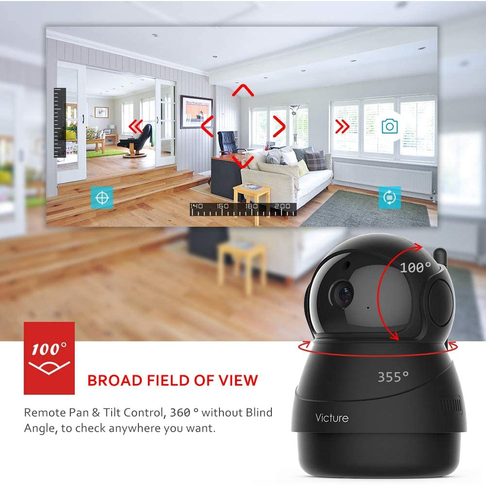 Victure PC540 1080P FHD WiFi IP Camera Indoor Wireless Security Camera