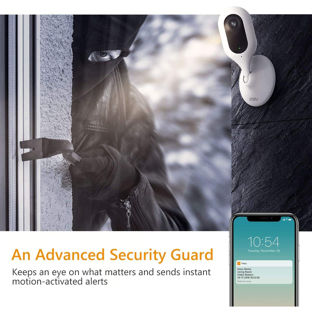 Imou Security WiFi IP Camera, Smart Home Camera, Wireless Indoor Camera for Baby, Elder, Pet Camera Monitor - Motion Detection