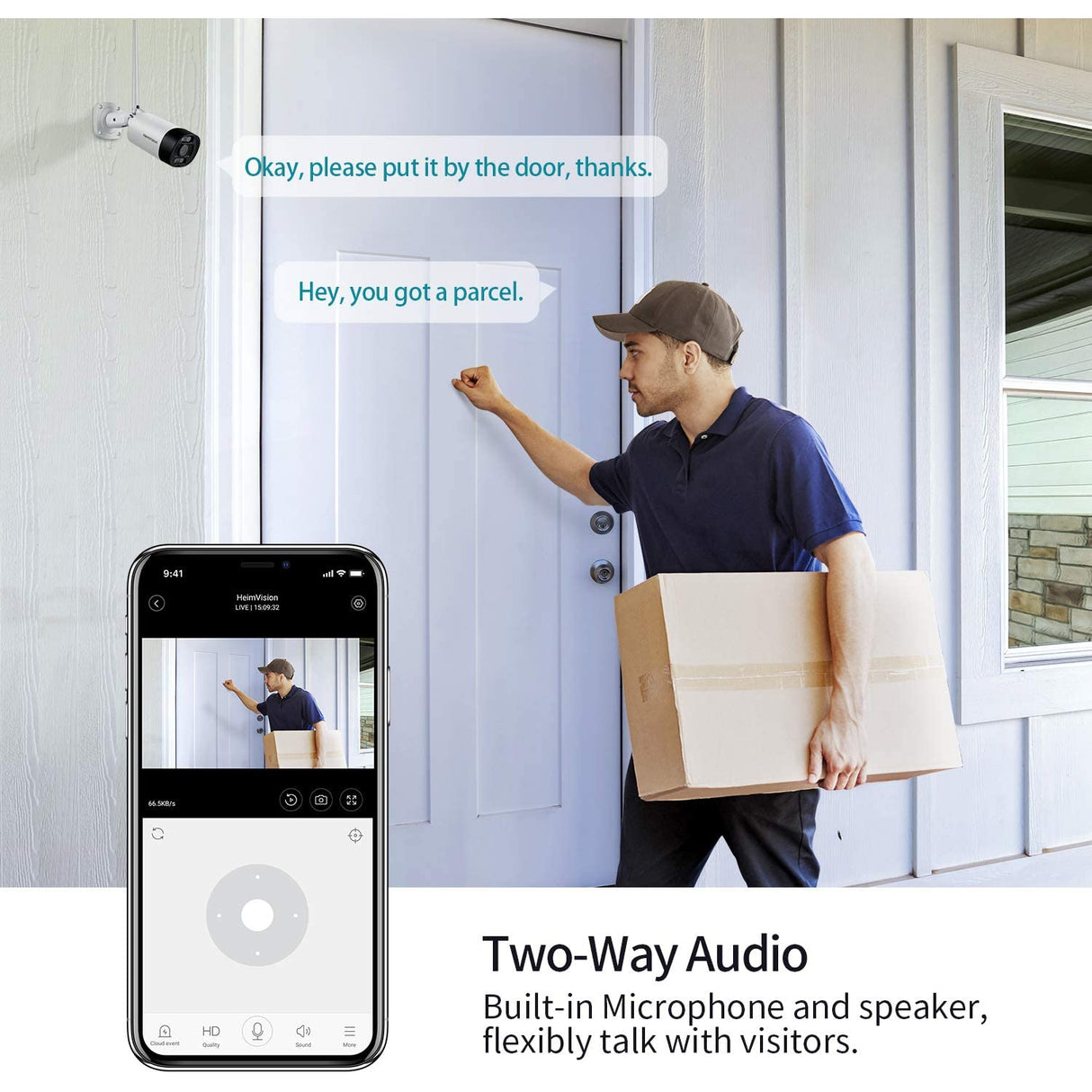 HeimVision HM311 2K Outdoor Security Camera