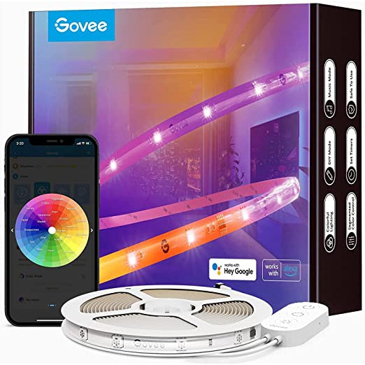 Govee RGBIC LED Strip Lights With Protective Coating