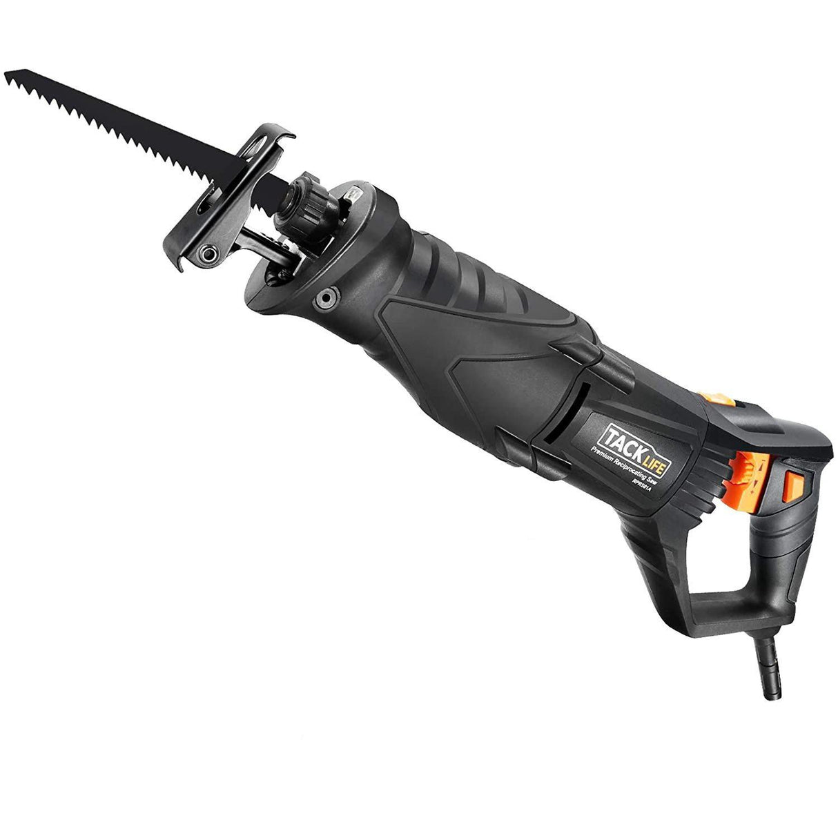 Tacklife RPRS01A Universal Reciprocating Saw with LED, 850 W and Variable Speed 0-2800 SPM, Adjustable Handle
