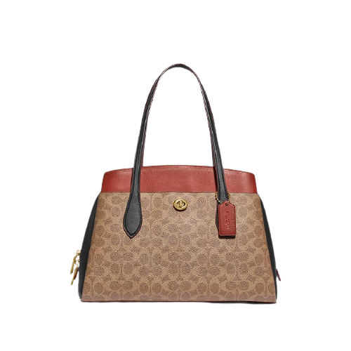 Lora carryall top in colorblock