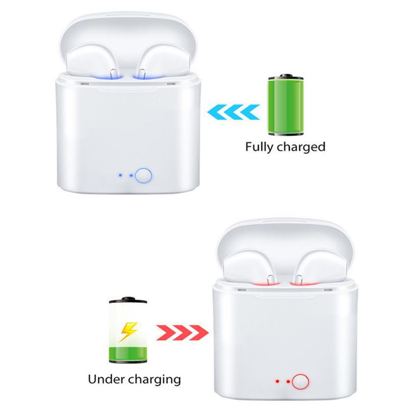 I7s TWS Mini Wireless Bluetooth 5.0 Earphones In-Ear Stereo Earbuds - White