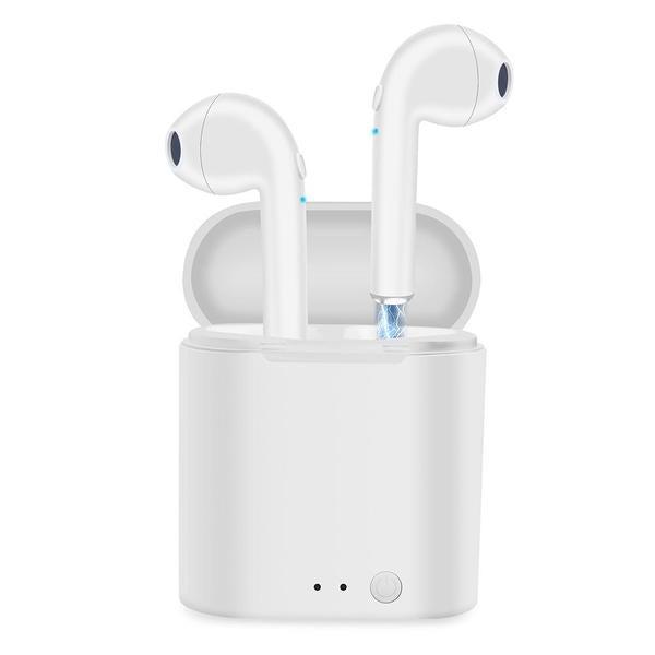 I7s TWS Mini Wireless Bluetooth 5.0 Earphones In-Ear Stereo Earbuds - White