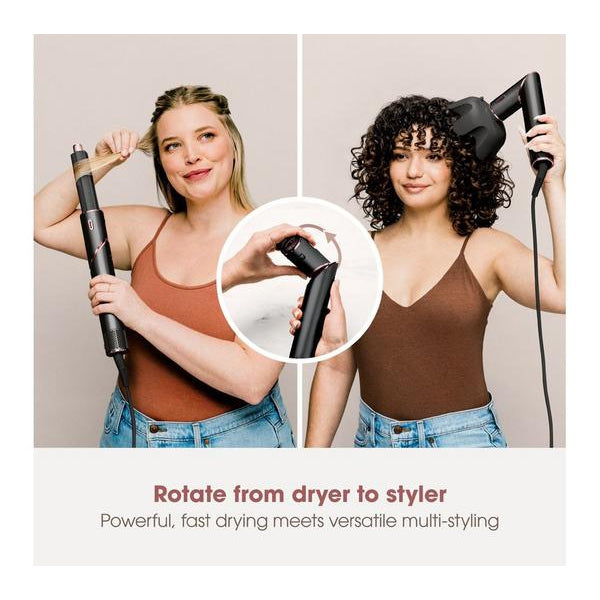 Shark FlexStyle HD440UK 5-in-1 Air Styler & Hair Dryer - Black & Rose Gold