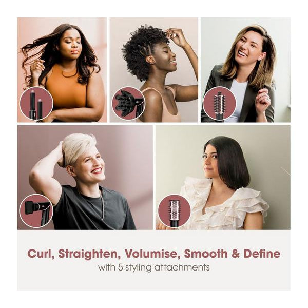 Shark FlexStyle HD440UK 5-in-1 Air Styler & Hair Dryer - Black & Rose Gold