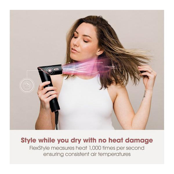 Shark FlexStyle HD440UK 5-in-1 Air Styler & Hair Dryer - Black & Rose Gold