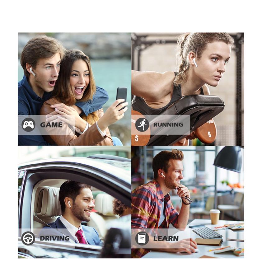 I7s TWS Mini Wireless Bluetooth 5.0 Earphones In-Ear Stereo Earbuds - White